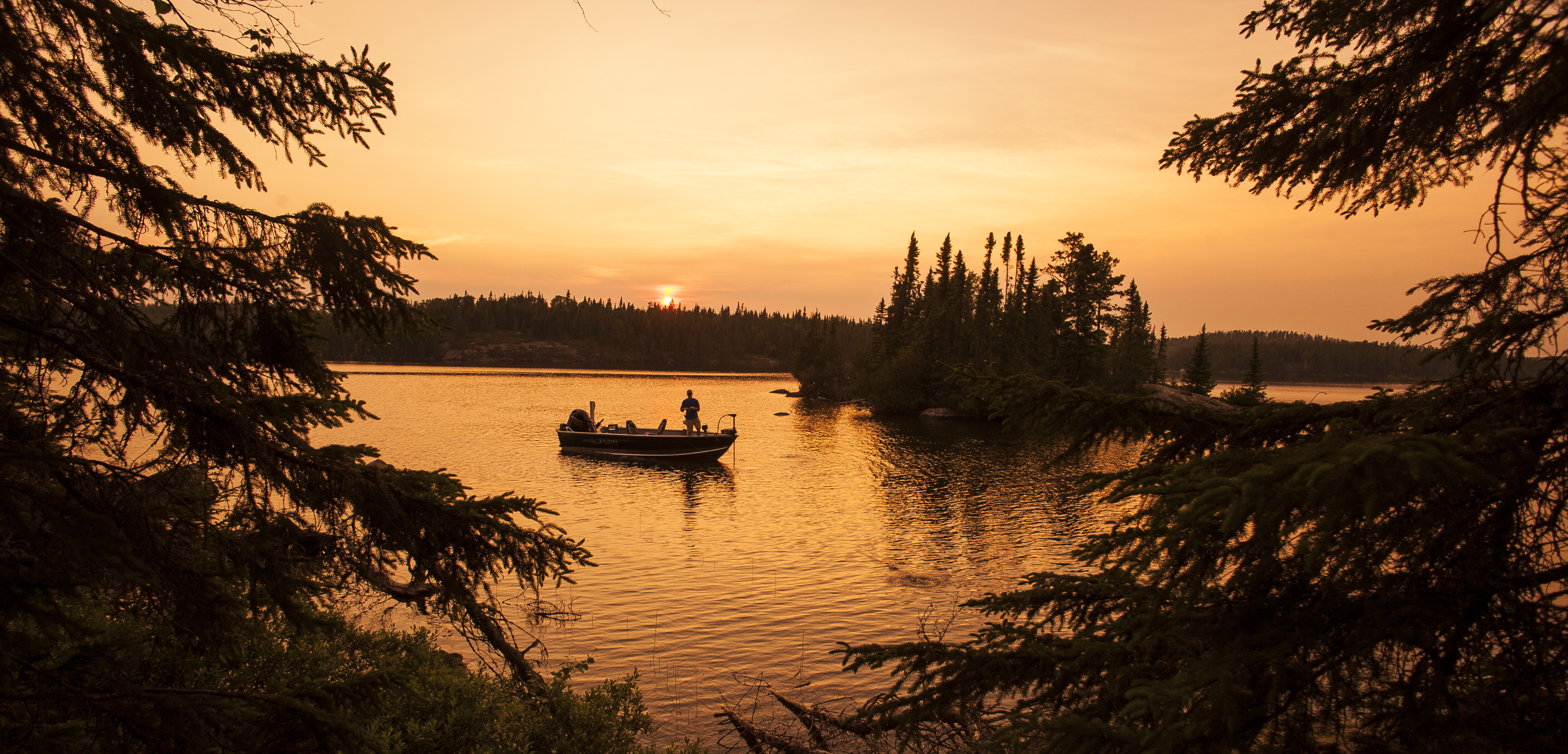 Fishing in Sunset Country, Ontario, Canada