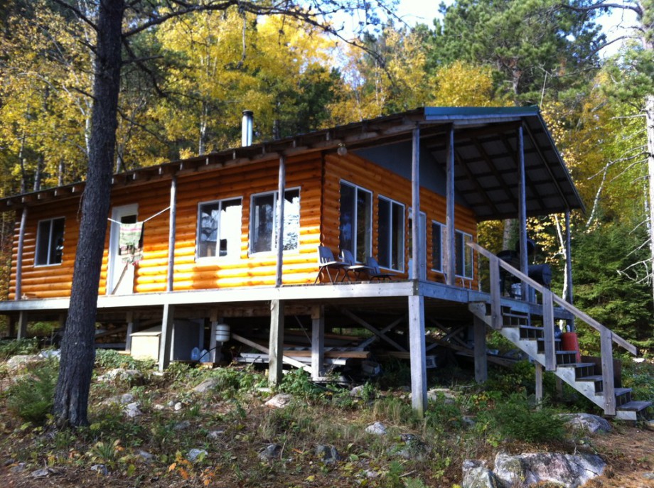 Fishing outpost cabin on Ajax Lake