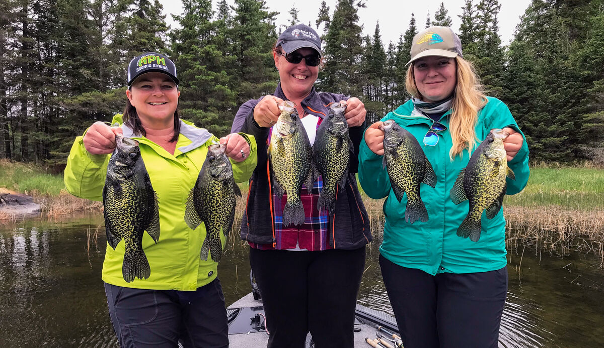 Fall fishing for black crappie in Northwestern Ontario