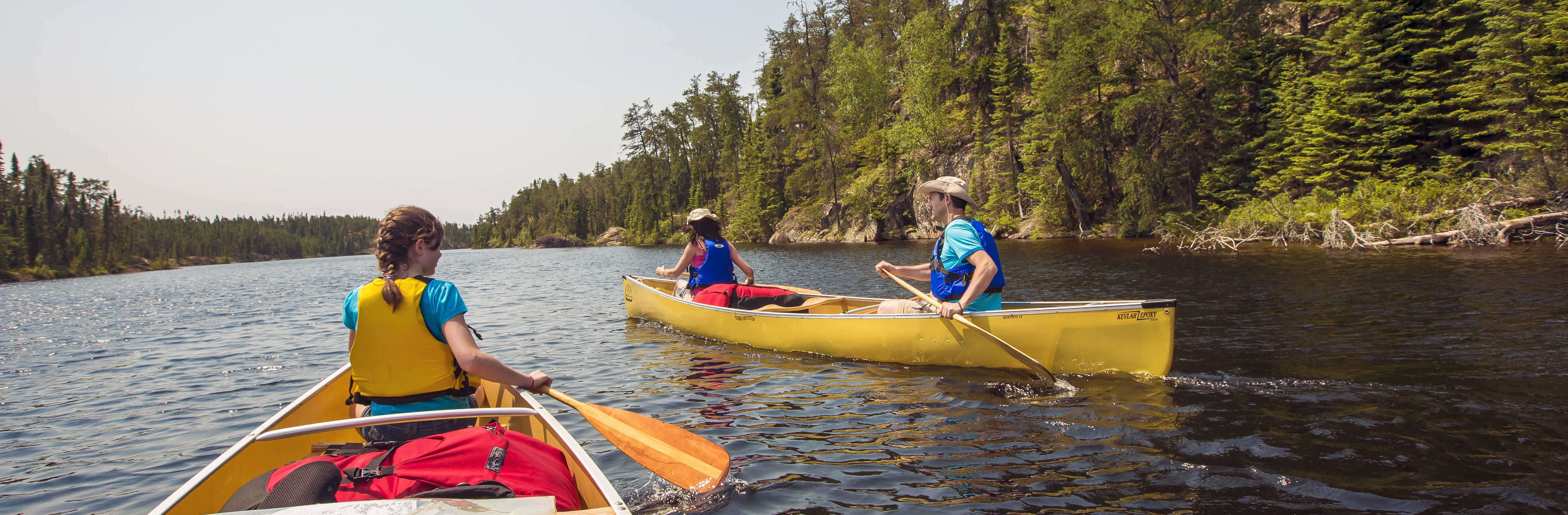 Paddlers are the number one visitors to the backcountry