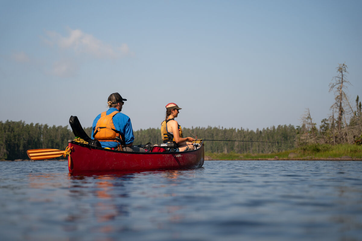 Flatwater paddling in Northwestern Ontario. Image by Colin Field.