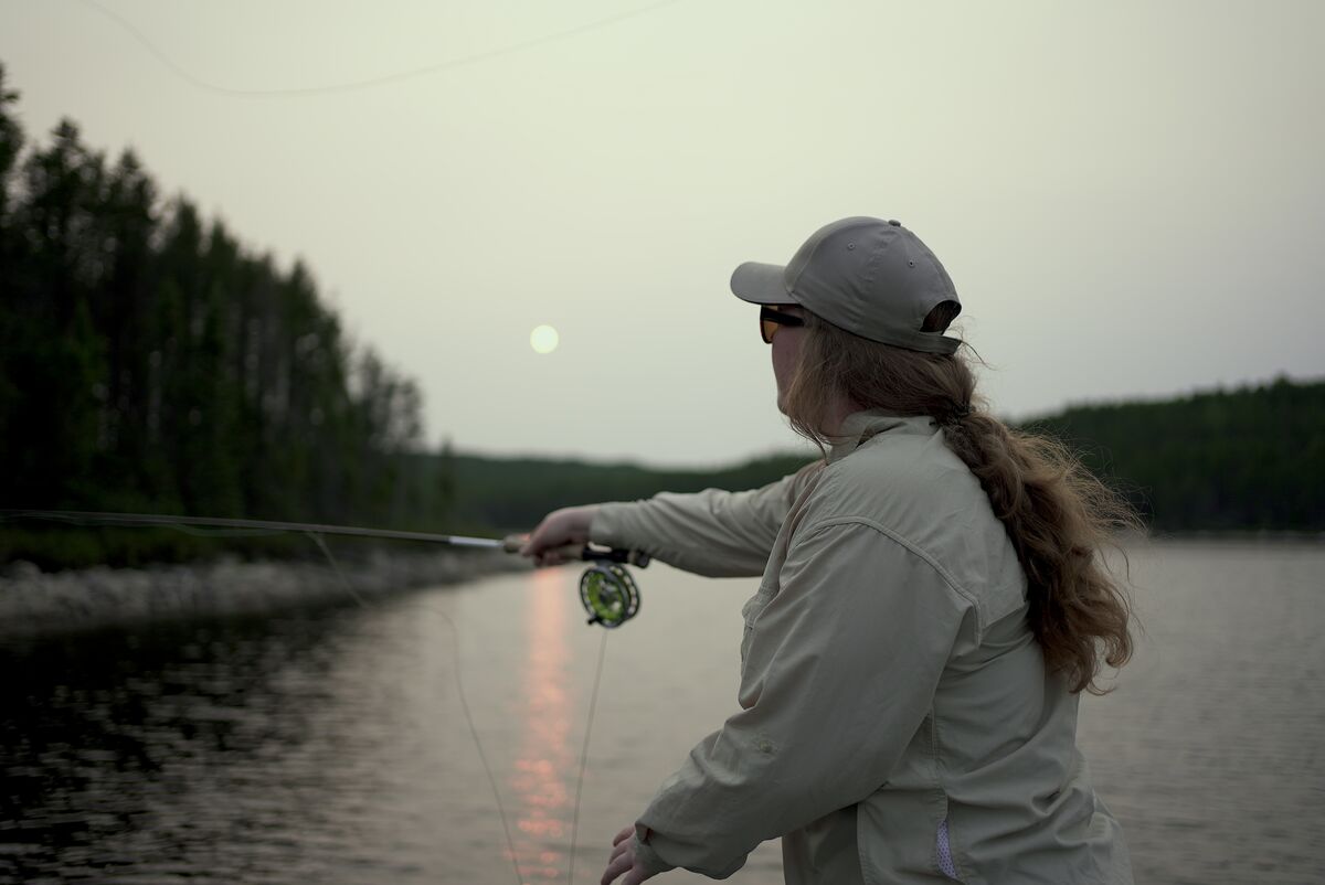 Fly fishing trips in Ontarios Sunset Country.