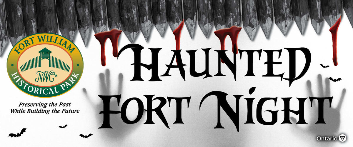 Haunted Fort Night Sunset Country, Ontario, Canada Haunted Fort Night Sunset Country, Ontario, Canada