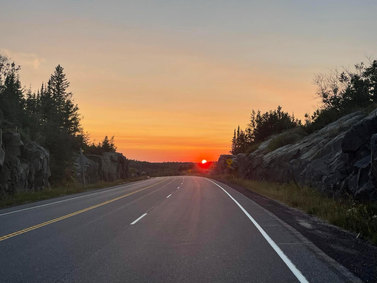 The open roads of Northwestern Ontario