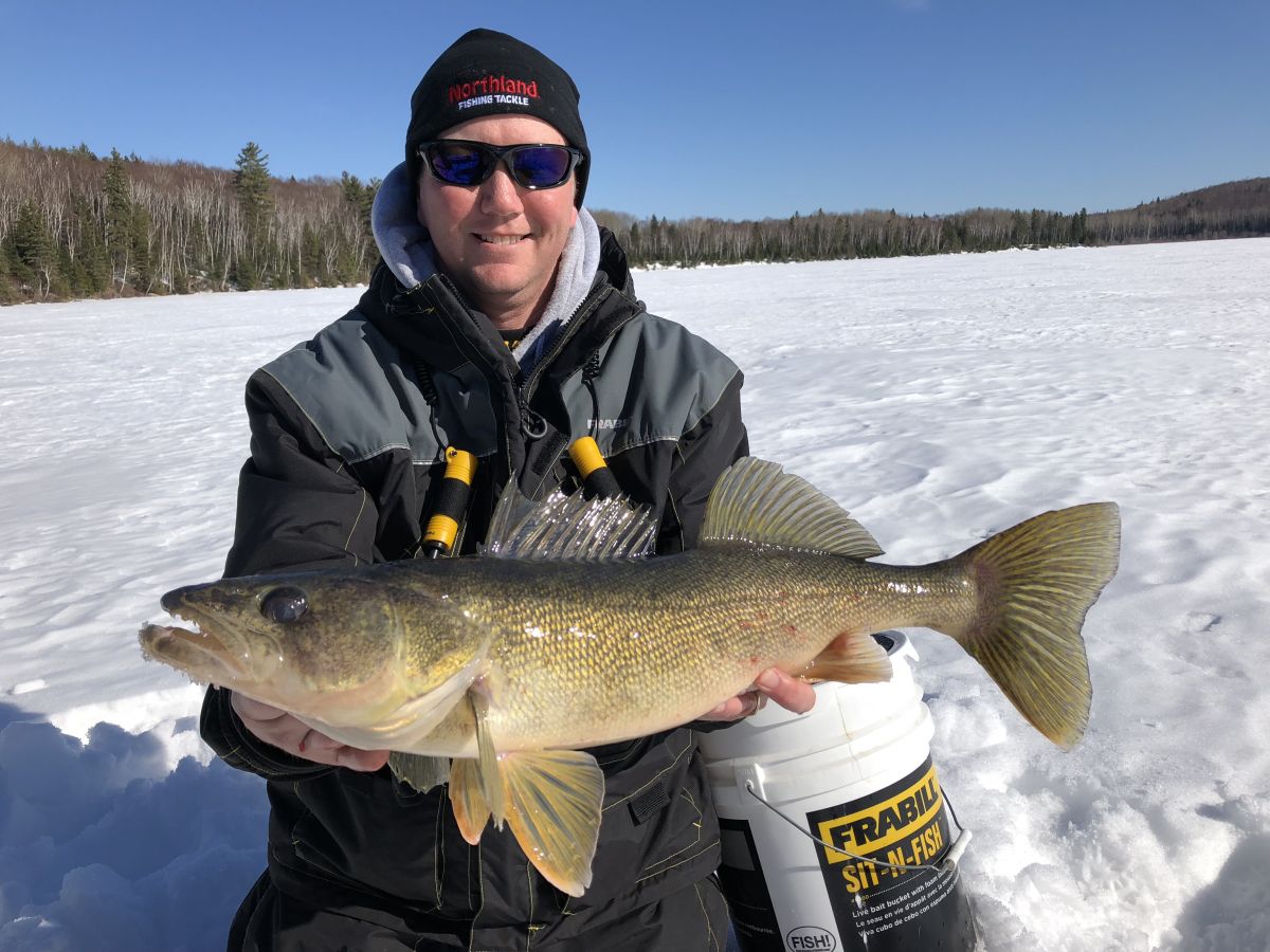walleye-ice-fishing-march-sunny-day