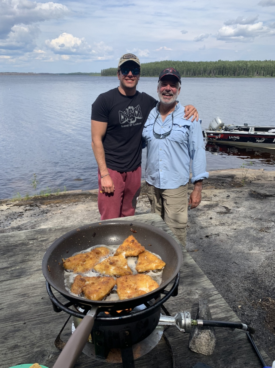 father/Son fishing trips on Nungesser Lake at Angler's Kingdom.