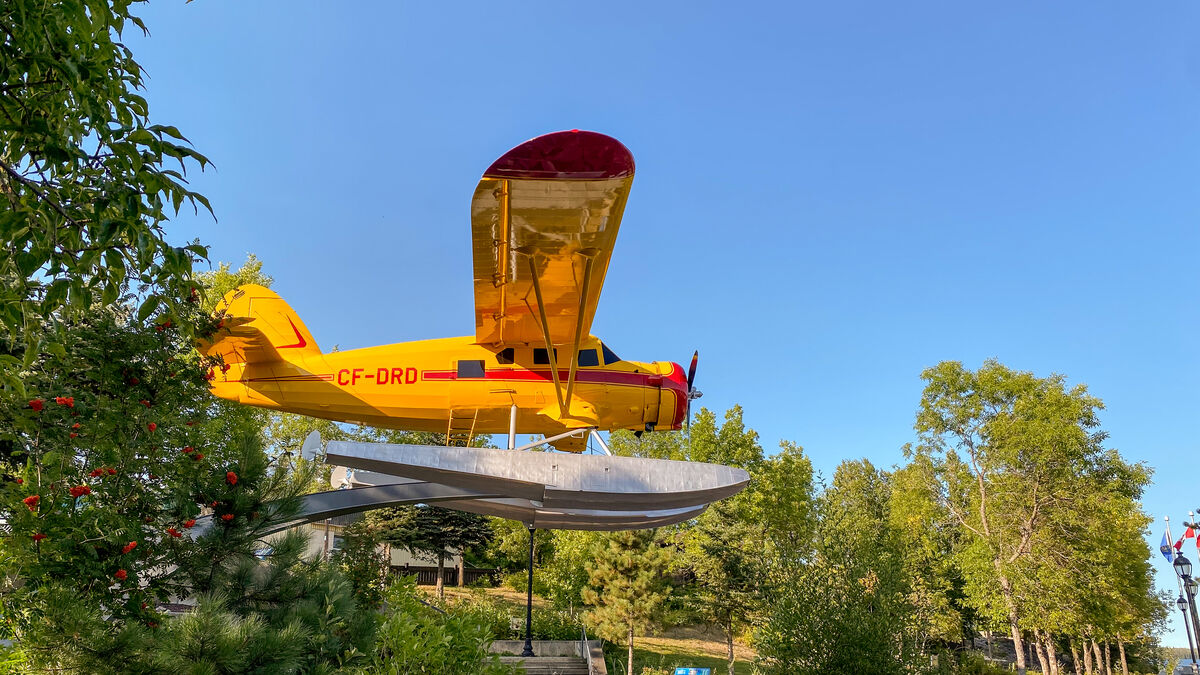 The famous Norduuyn Norseman plane in Red Lake, Ontario