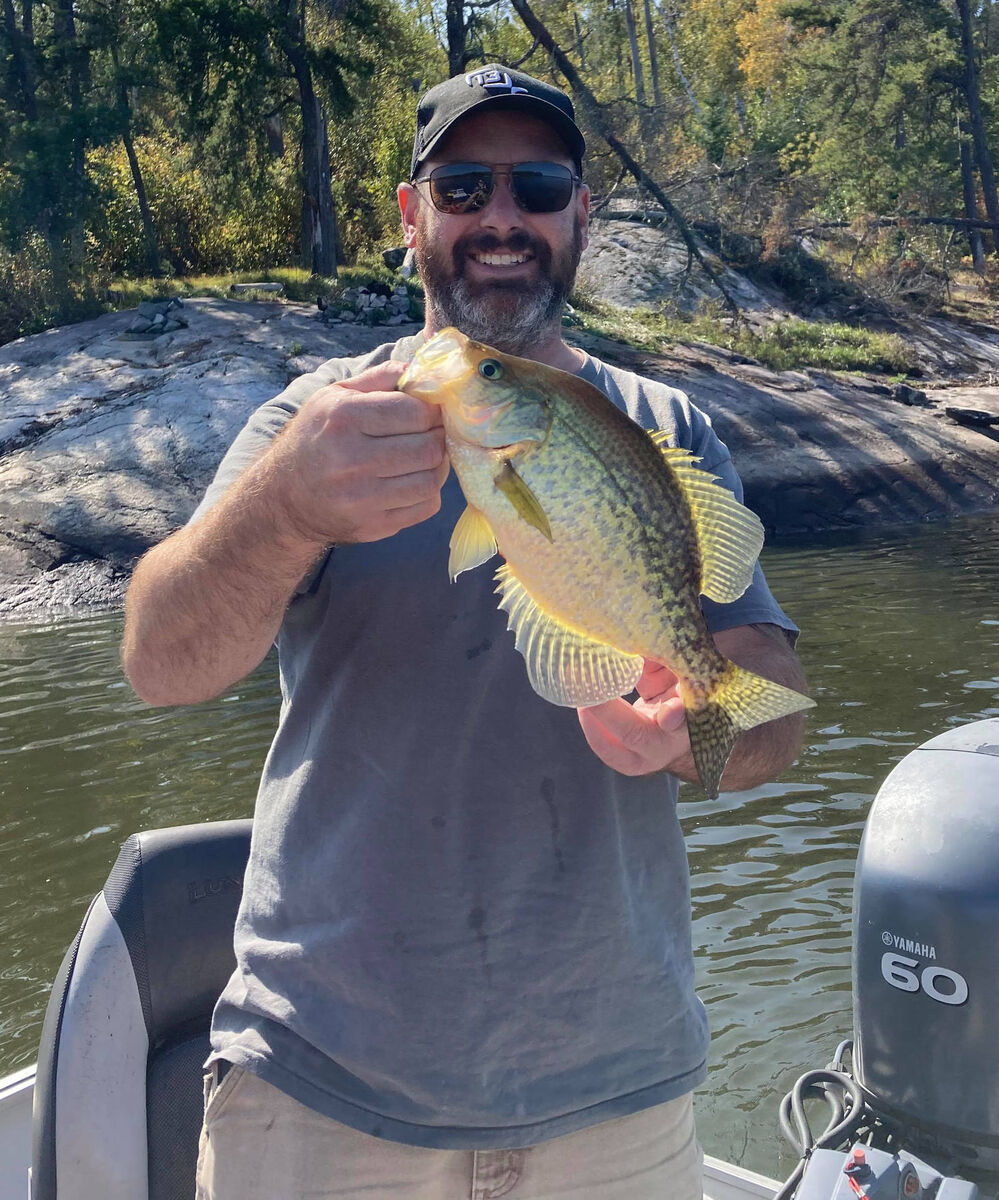 Panfish like black crappie are plentiful on Lake of the Woods. 