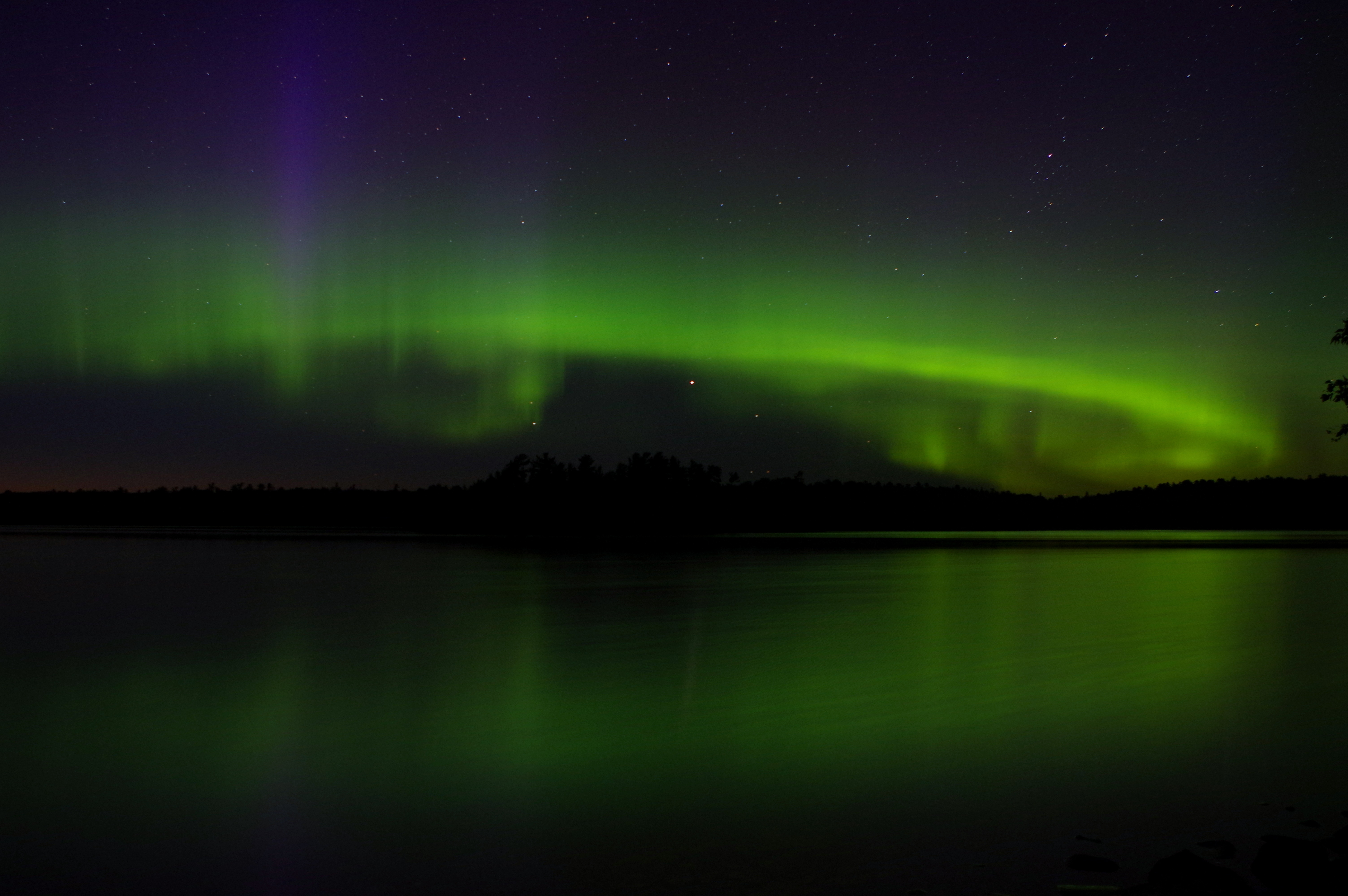 Northern lights making an appearance in Ontario's Sunset Country