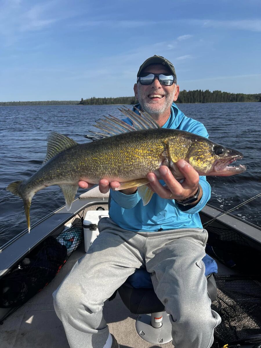 A Lac Seul walleye. Image courtesy of Lost Island Lodge.