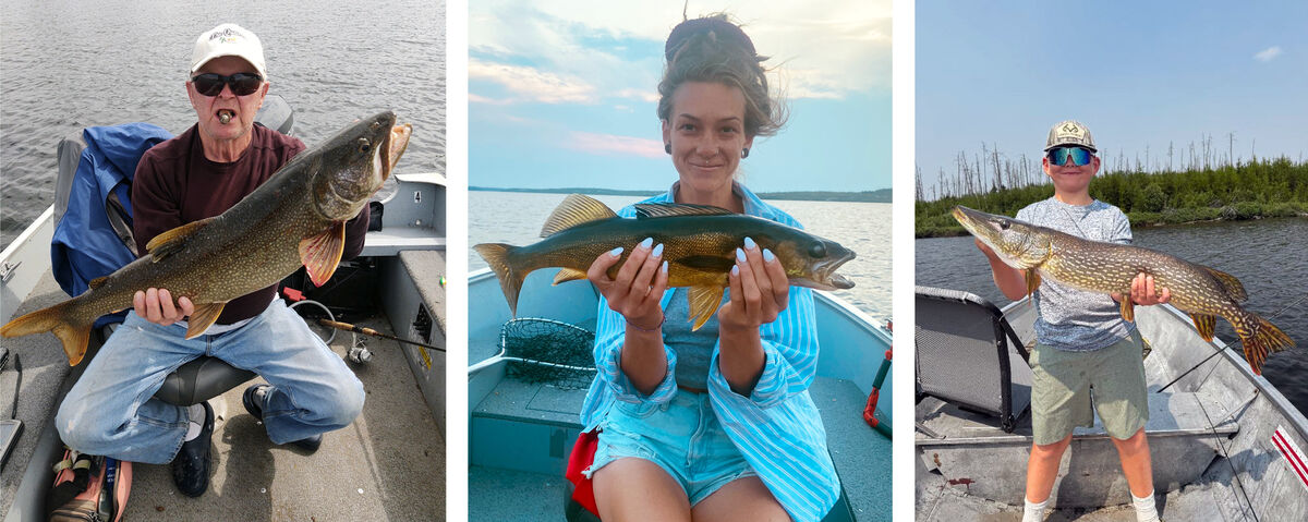 Catch walleye, lake trout and northern pike at Mother Rapids Fish Camps!