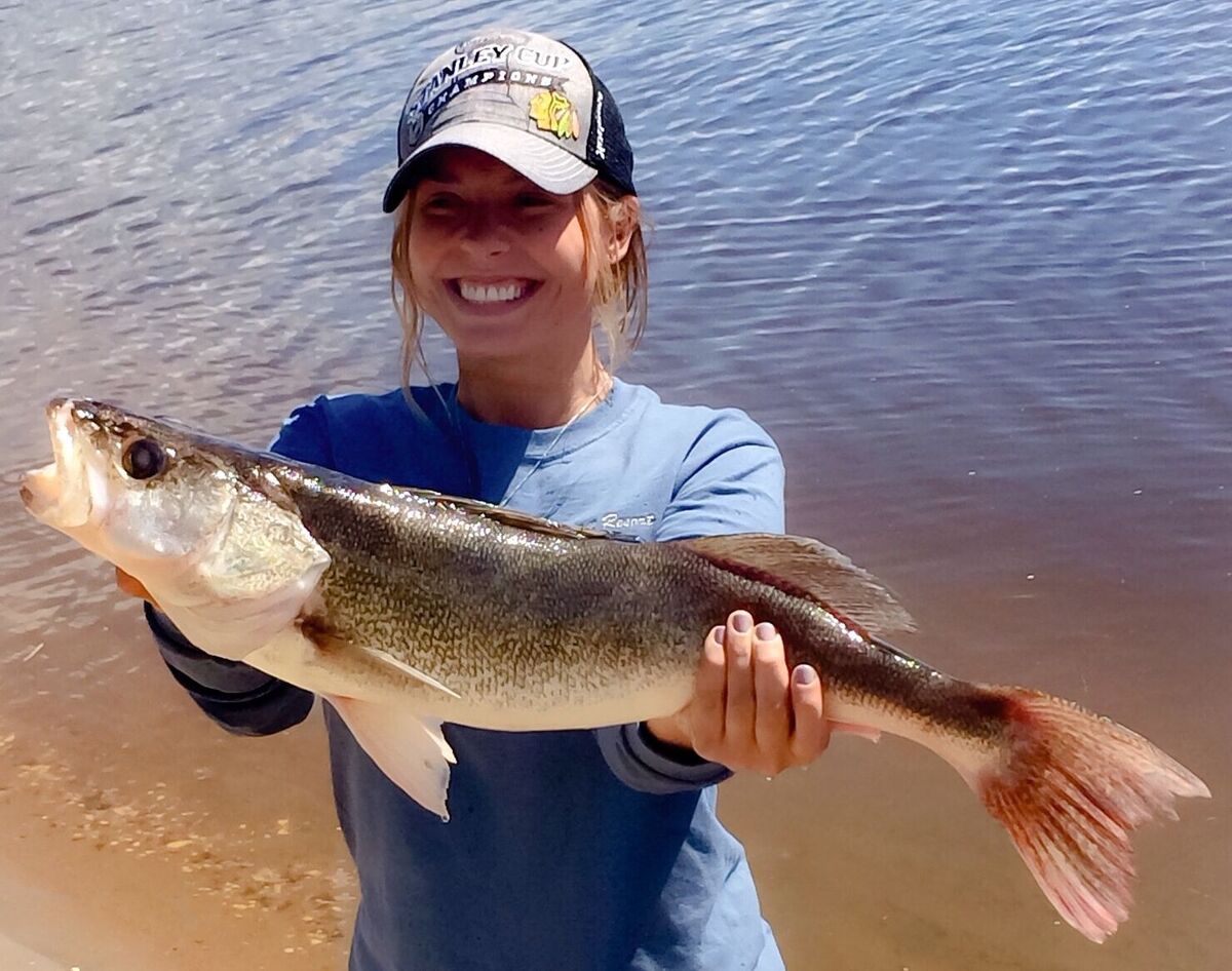 Big walleye caught in Ontario