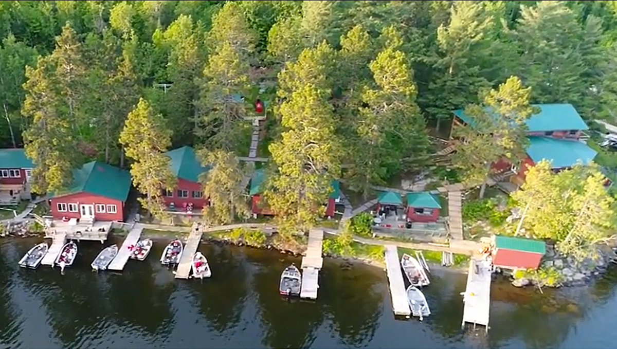 Camp Narrows Lodge on Rainy Lake.