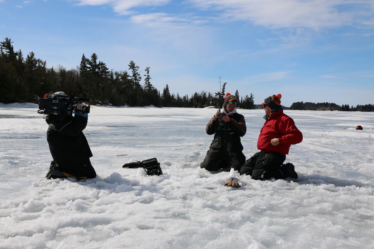 LATE ICE FUN AND SAFETY  Sunset Country, Ontario, Canada