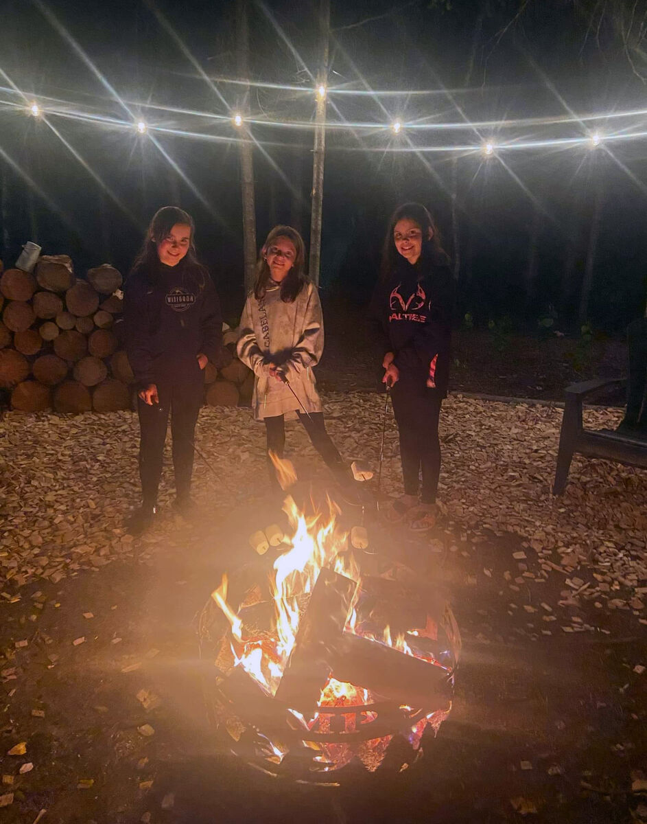 Wabigoon Lake Outfitters bonfire