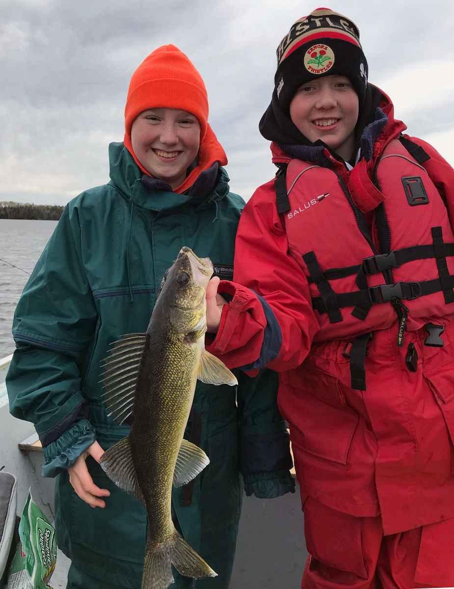 May Long walleye fishing on Loonhaunt Lake