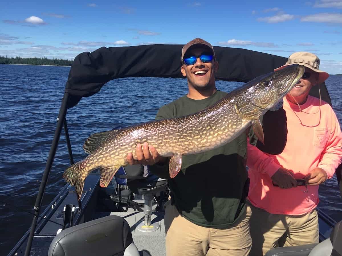 Trophy pike caught on Oz Lake