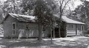 First cabin at Hanson's King Island Lodge