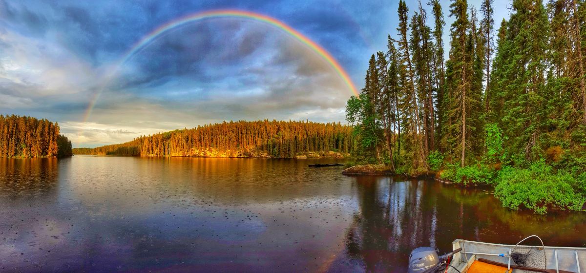 Rainbow at KaBeeLo Lodge