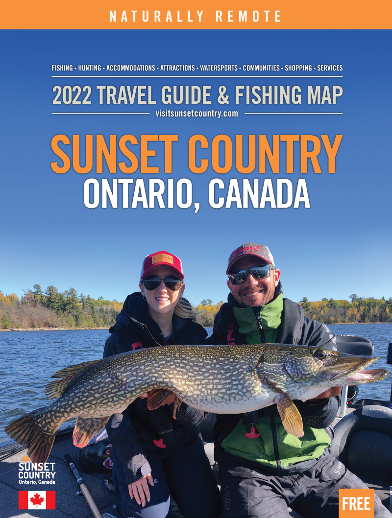 Free Sunset Country Ontario travel guide and map