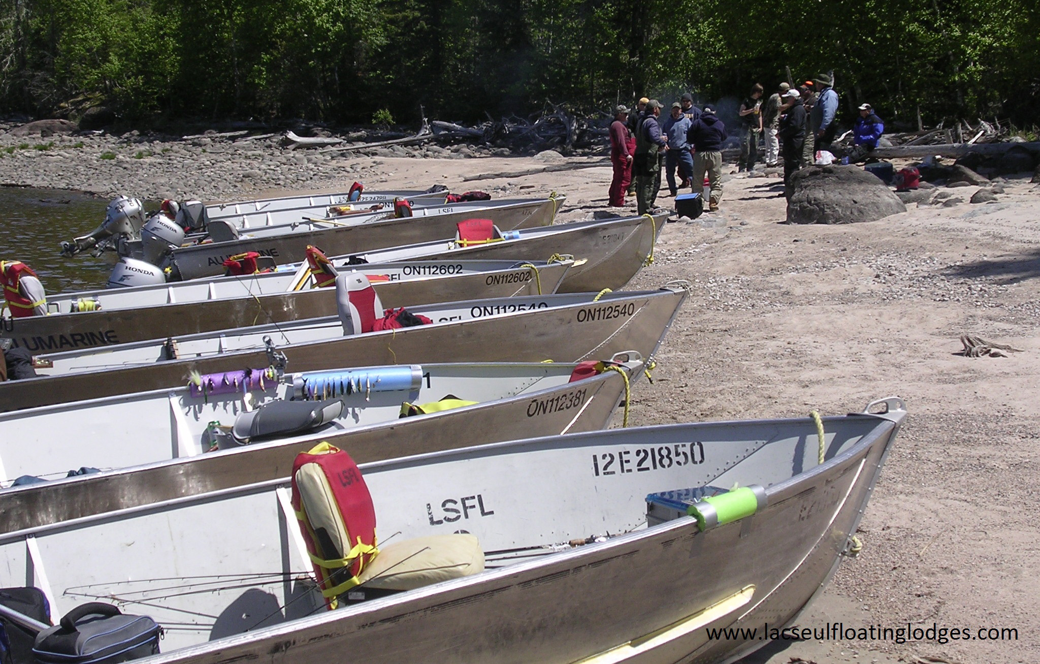 Lac Seul Floating Lodges Sunset Country, Ontario, Canada
