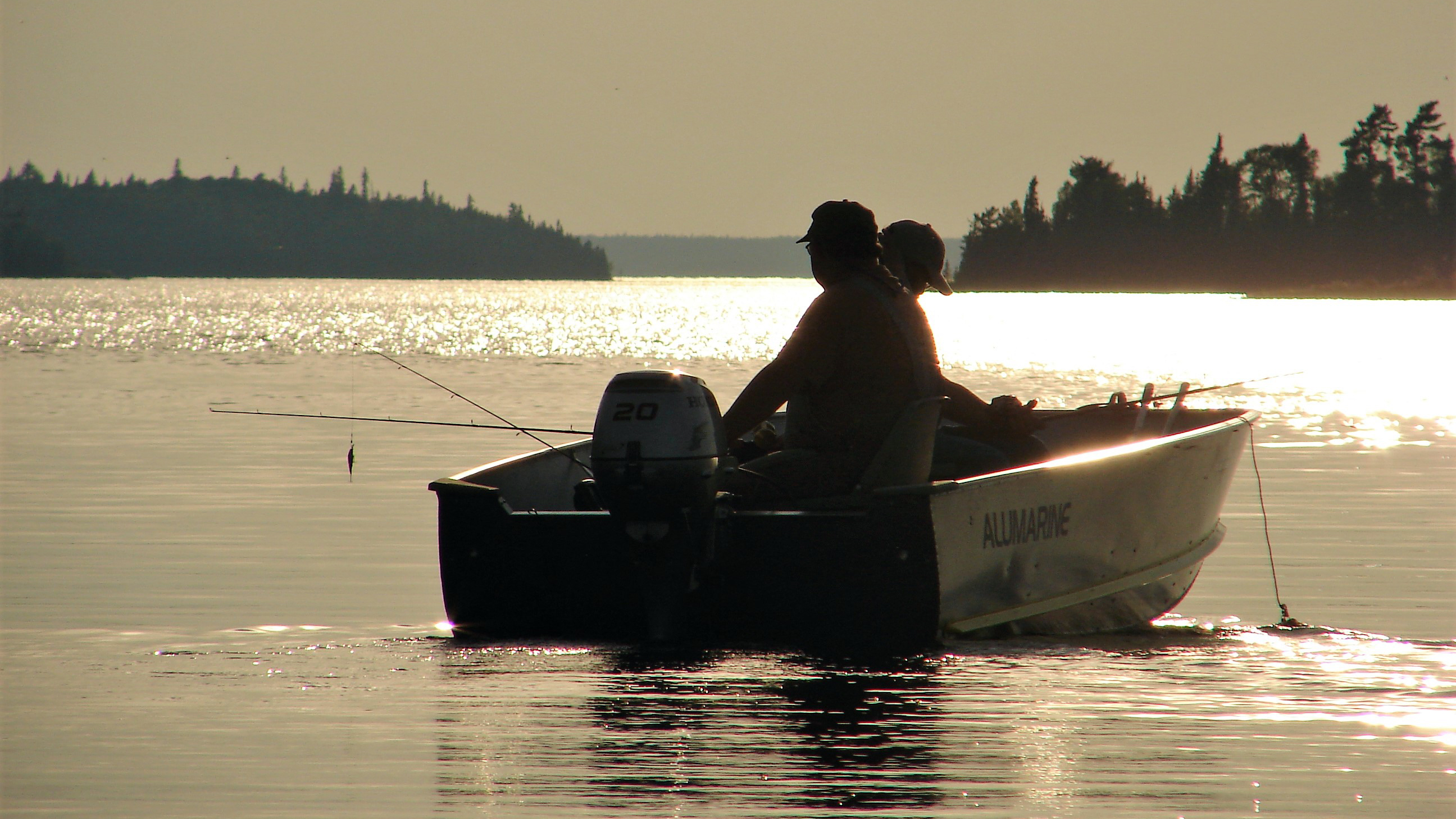 Lac Seul Floating Lodges Sunset Country, Ontario, Canada