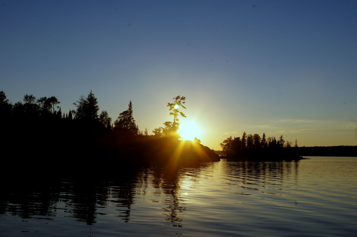Sunset near Pickle Lake