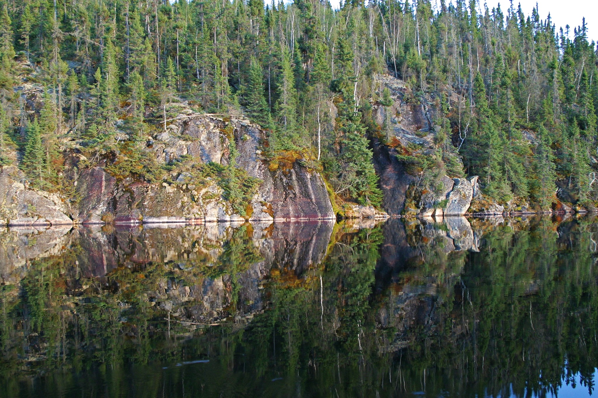 The rugged Canadian Shield in Northwestern Ontario