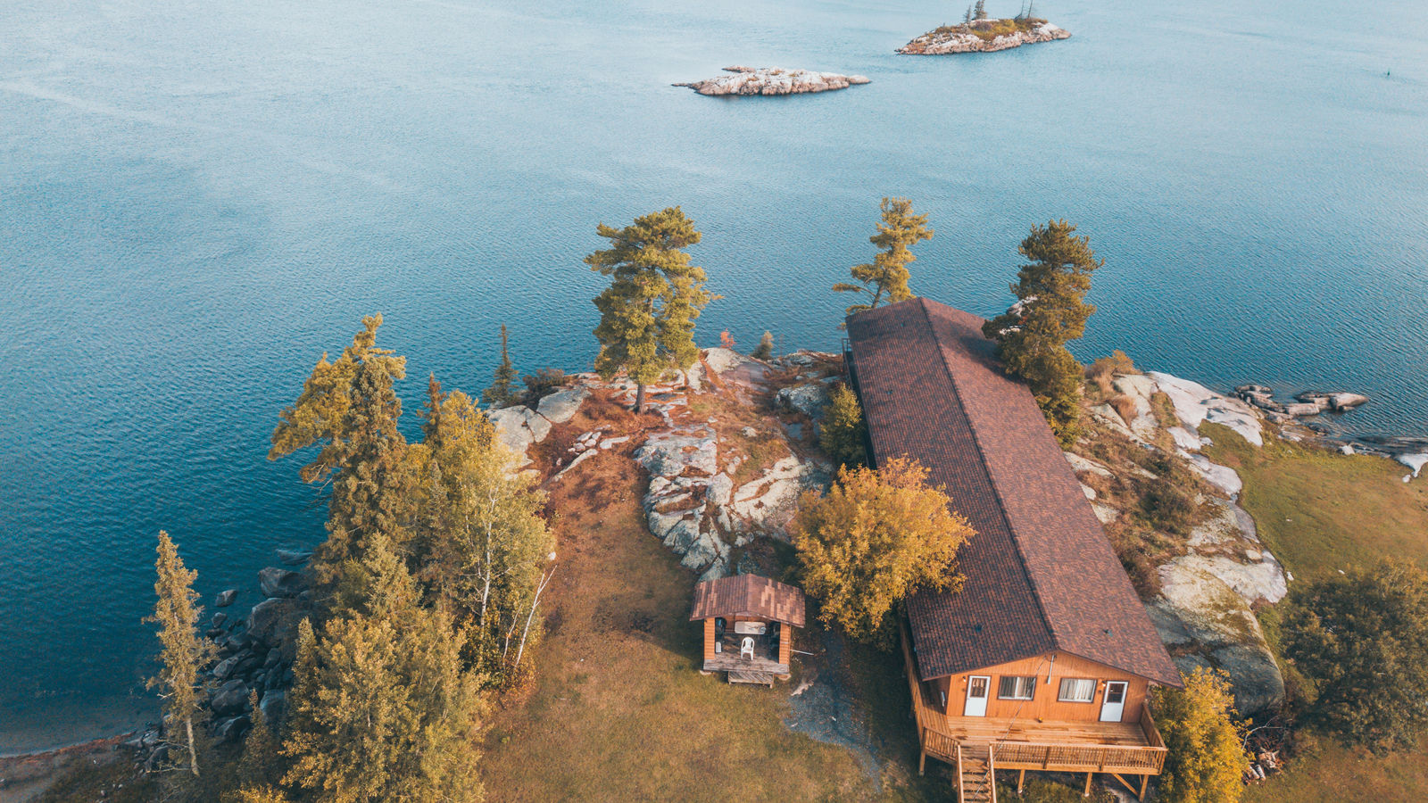 Perch Bay Resort Sunset Country Ontario Canada