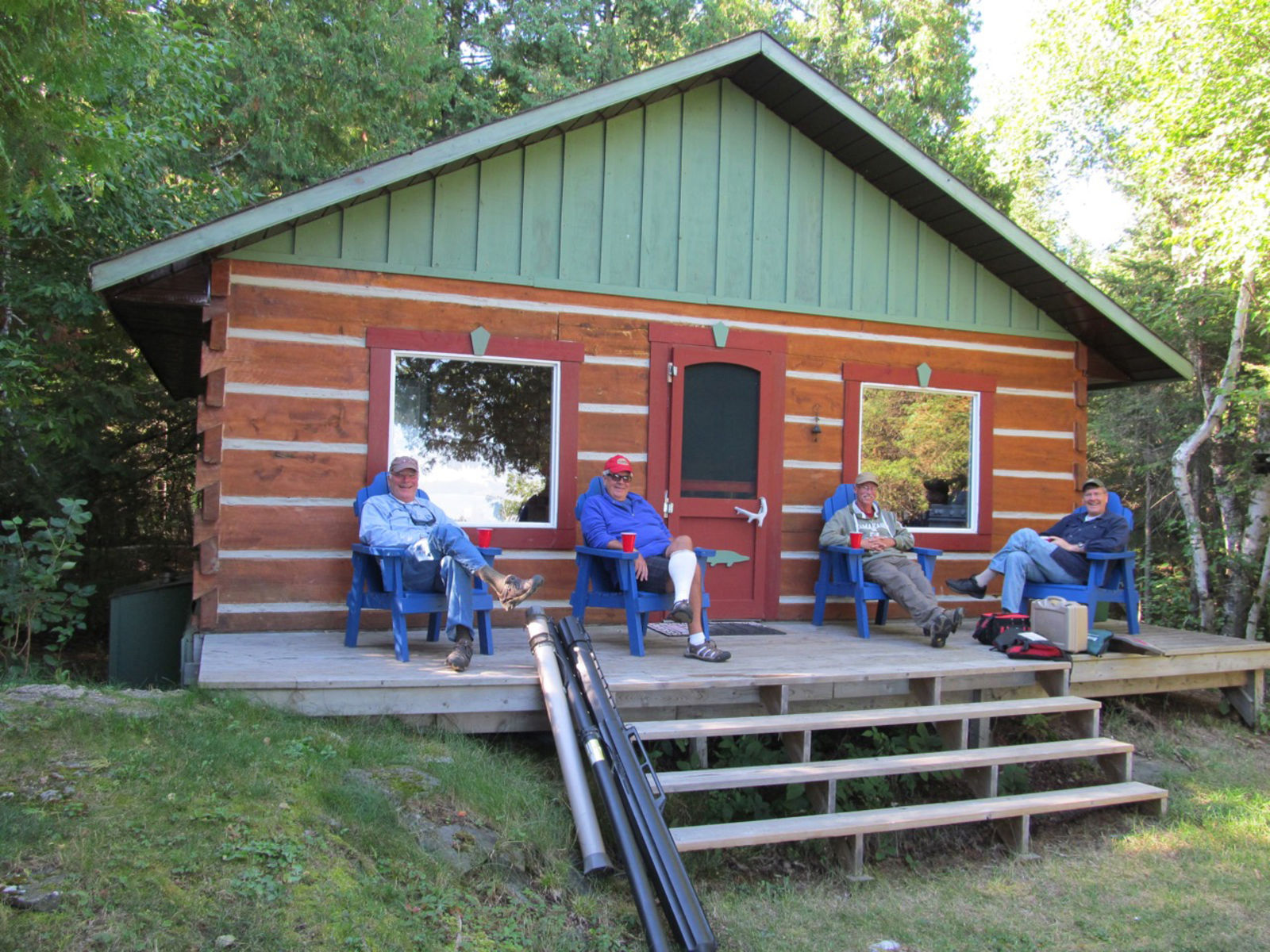 Shoal Lake Lodge Sunset Country Ontario Canada