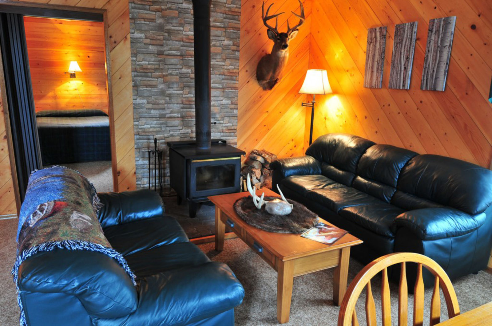 silver water wheel lodge sunset country ontario canada