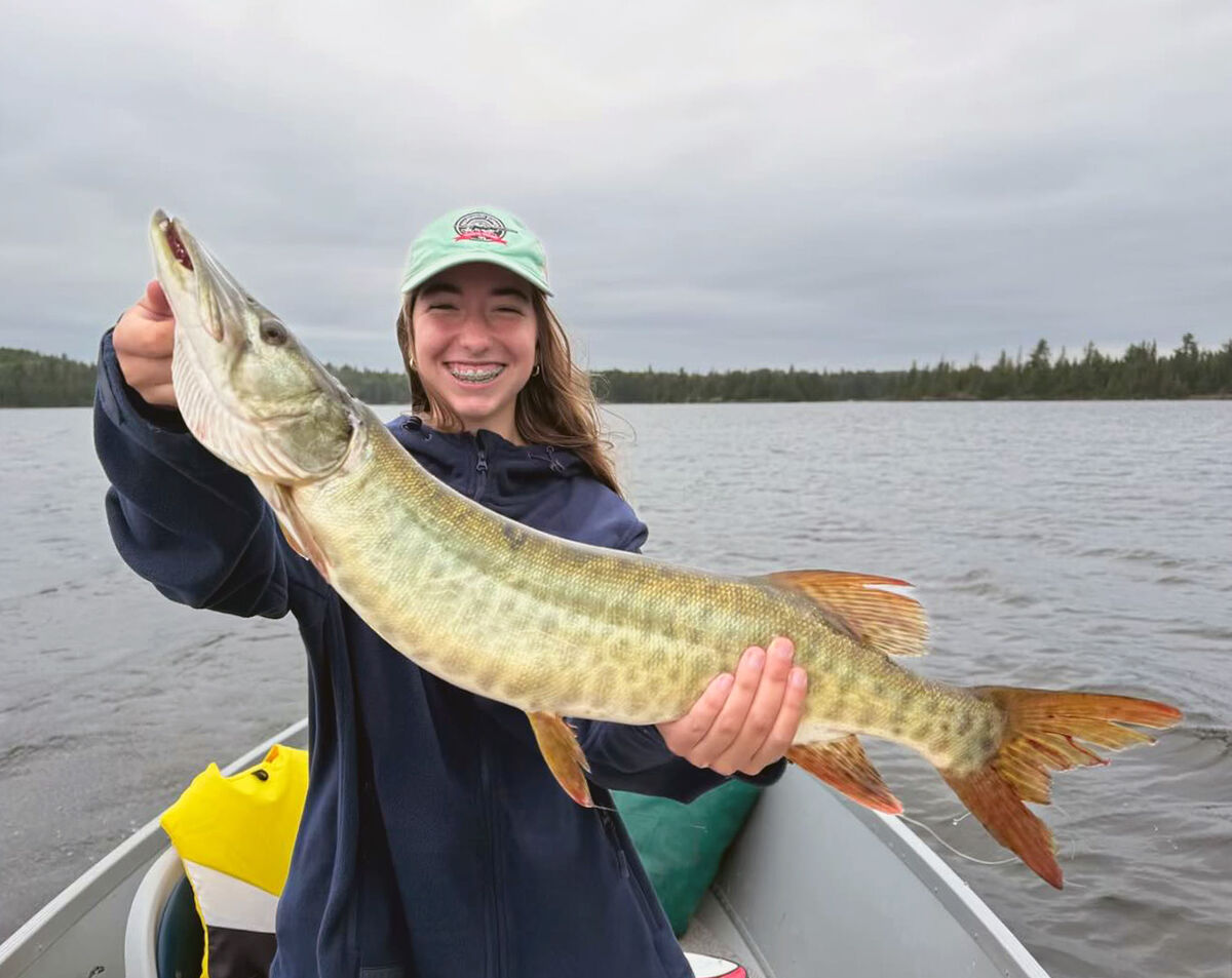 Muskie fishing on Rowan Lake at Wilderness Fishing Oasis
