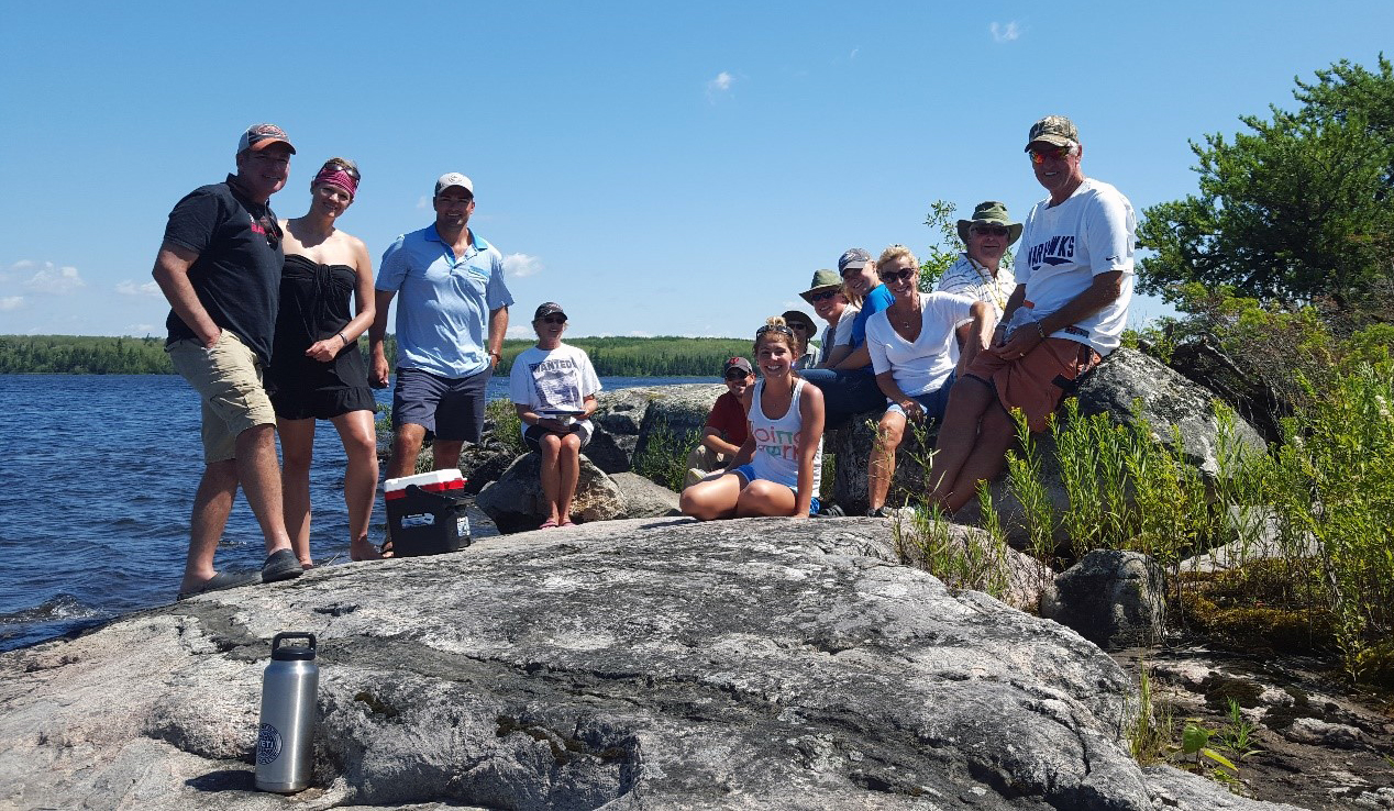 Wine Lake Camp Sunset Country, Ontario, Canada